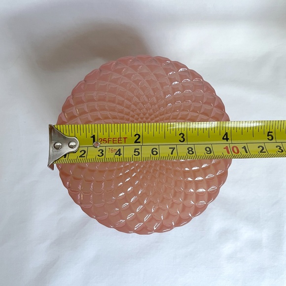 Sand + Fog 10oz TIDES OF THE MOON 2 Wick Molded Glass Candle Jar with Lid Pink - Picture 7 of 8